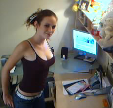 Linda minita con webcam